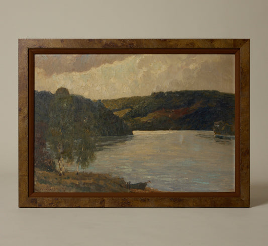 GERMAN IMPRESSIONIST LANDSCAPE BY WILHELM LUDWIG LEHMANN (1861-1932)