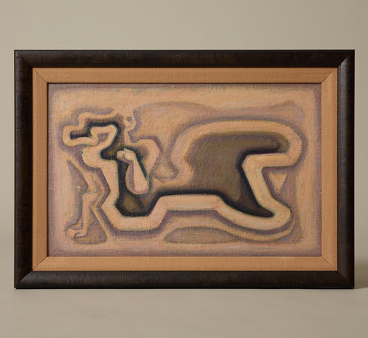 ANTIQUE AMERICAN MODERNIST ART DECO NUDE