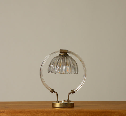 1930S ITALIAN MURANO TABLE LAMP BY BAROVIER & TOSO