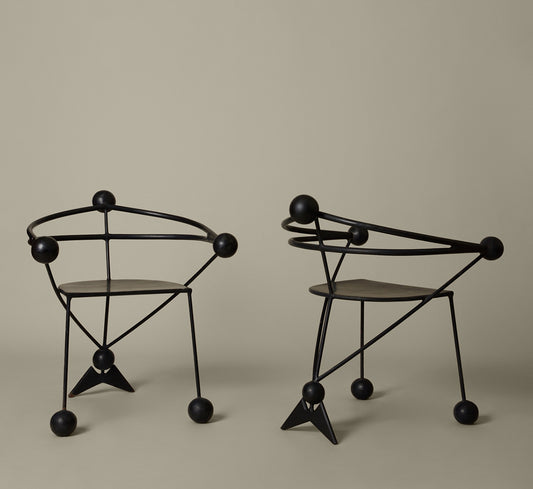 PAIR OF POST MODERN BALAICO CHAIRS
