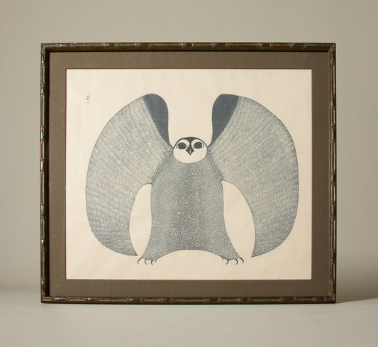 GRAND OWL BY PITALOOSIE SAILA (1942-2021)