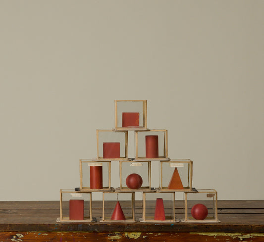 SET OF 1930S FRENCH GEOMETRIC TEACHING AIDS