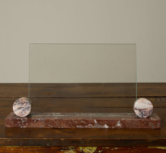 1930S FRENCH ART DECO MARBLE PICTURE FRAME LARGE