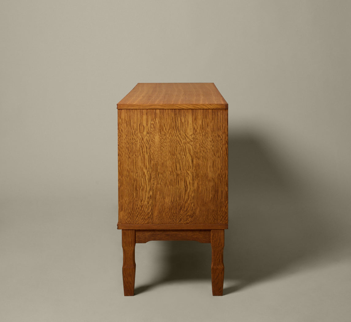 1960S DANISH OAK SIDEBOARD IN THE MANNER OF HENNING KJAERNULF