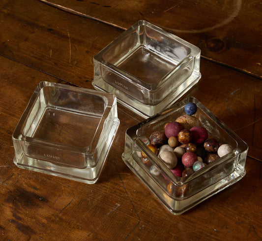 1950S PETITE GLASS ASHTRAY BY LE CORBUSIER & PERRIAND