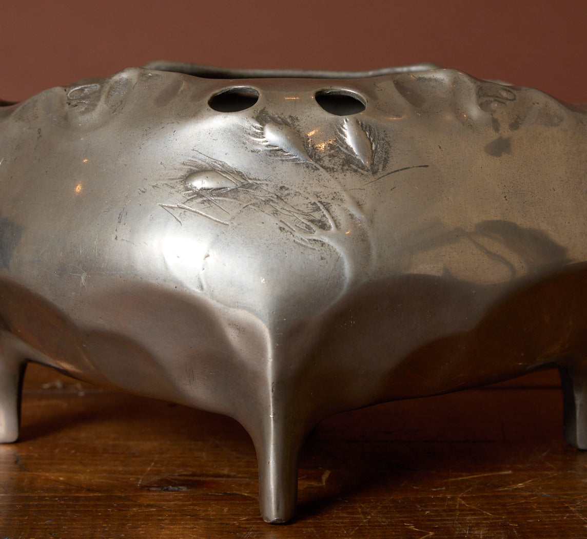 ART NOUVEAU PEWTER BOWL C.1905