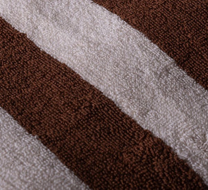 MARIA TOWEL IN BROWN AND CREAM