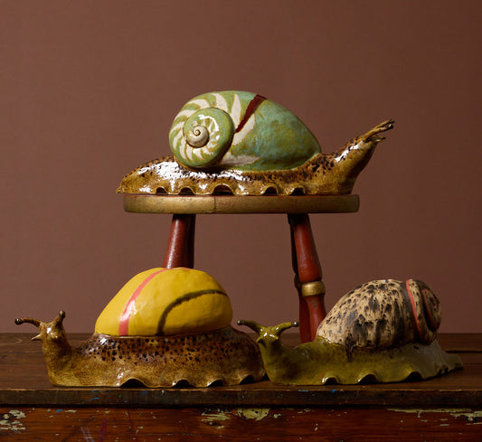 SNAIL VASE BY PEARCE WILLIAMS