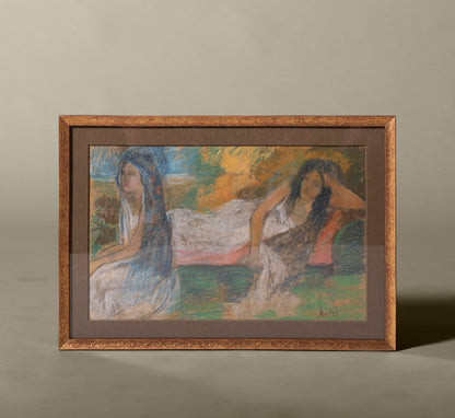 EARLY 20TH CENTURY POST-IMPRESSIONIST FRENCH PASTEL