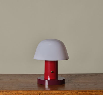 SETAGO PORTABLE LAMP JH27 IN MAROON/GRAPE