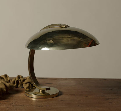 1940'S GERMAN BRASS LAMP BY EGON HILLEBRAND