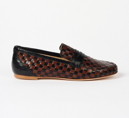 JAMIE HALLER X PW WOVEN LOAFER BLACK / BROWN