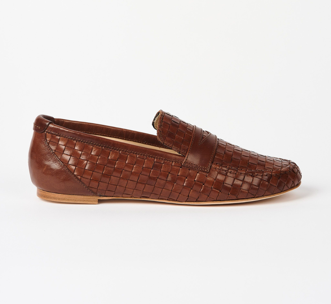 JAMIE HALLER X PW WOVEN LOAFER BROWN