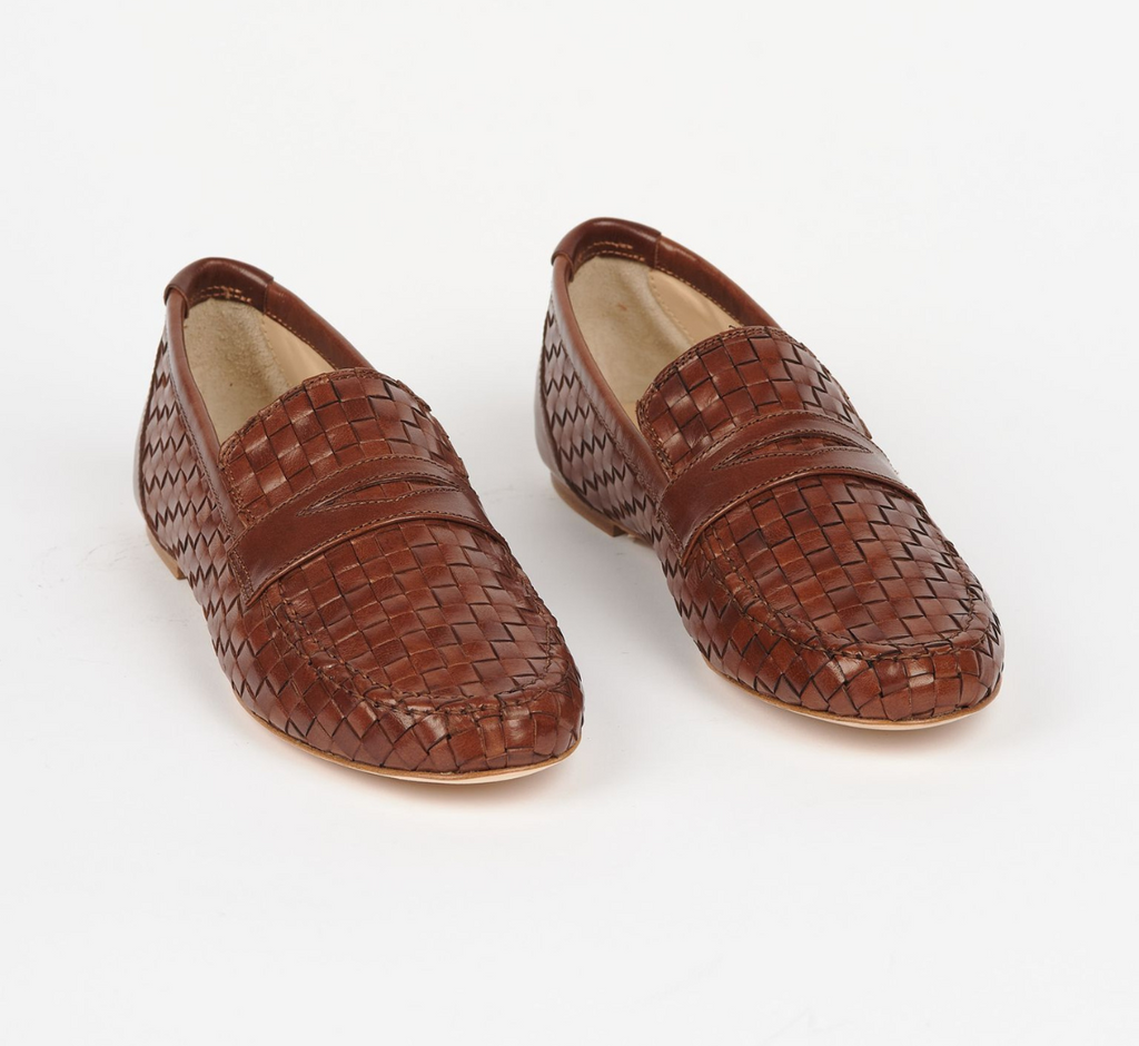 JAMIE HALLER X PW WOVEN LOAFER BROWN