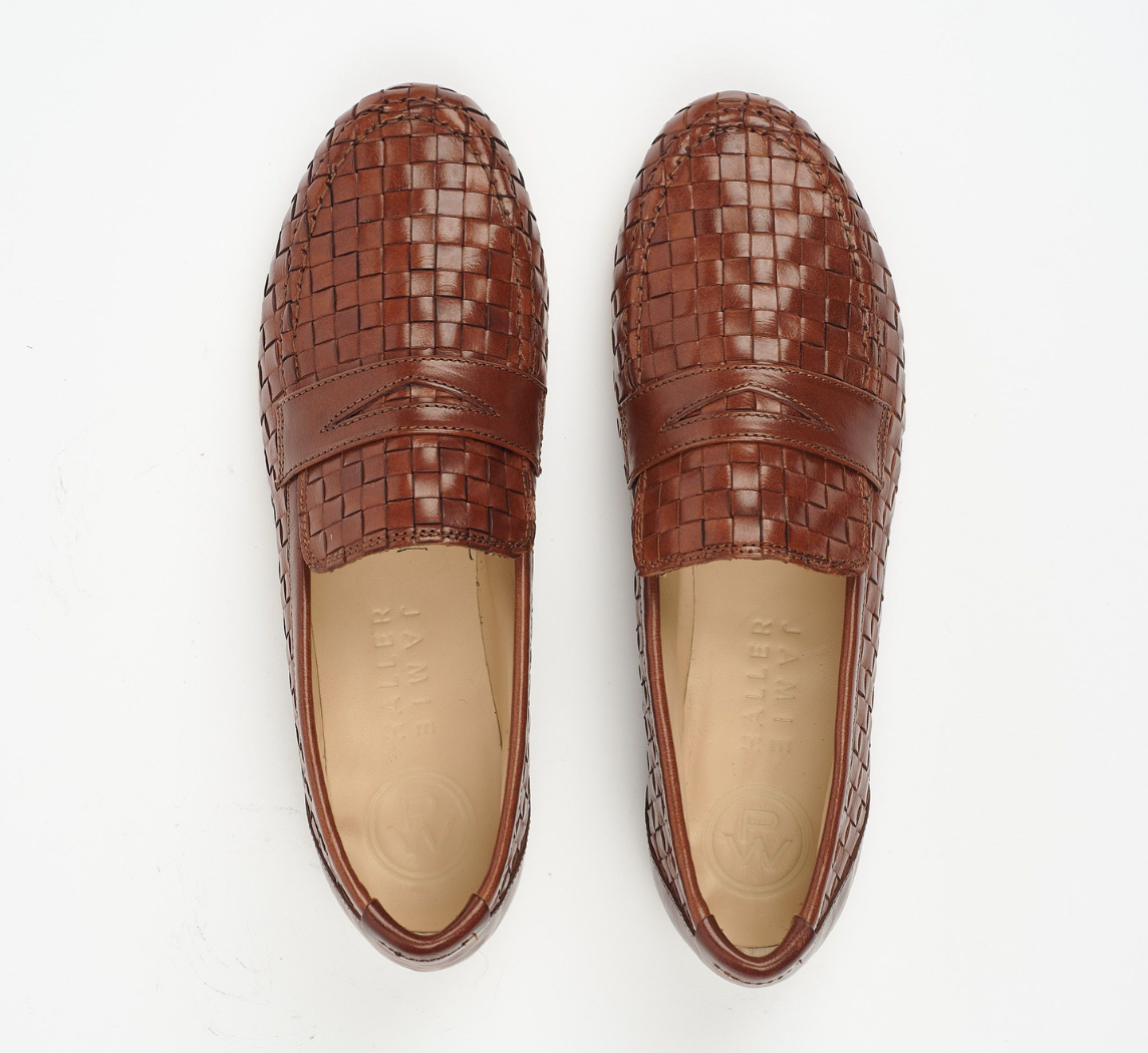 JAMIE HALLER X PW WOVEN LOAFER BROWN